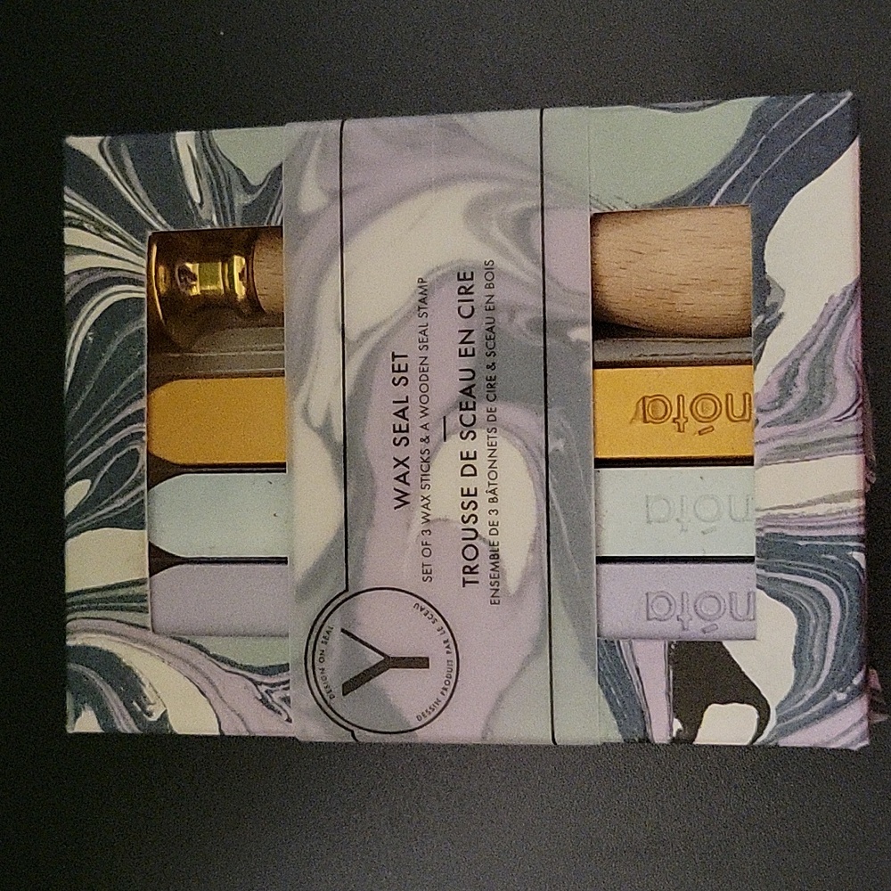 ⚘️NWT Wax Seal Kit - Letter Y